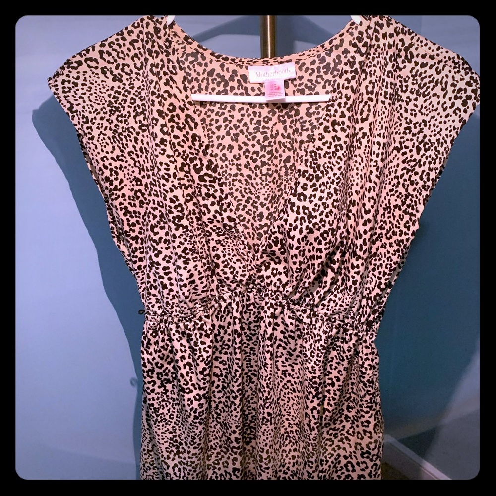 Leopard print top